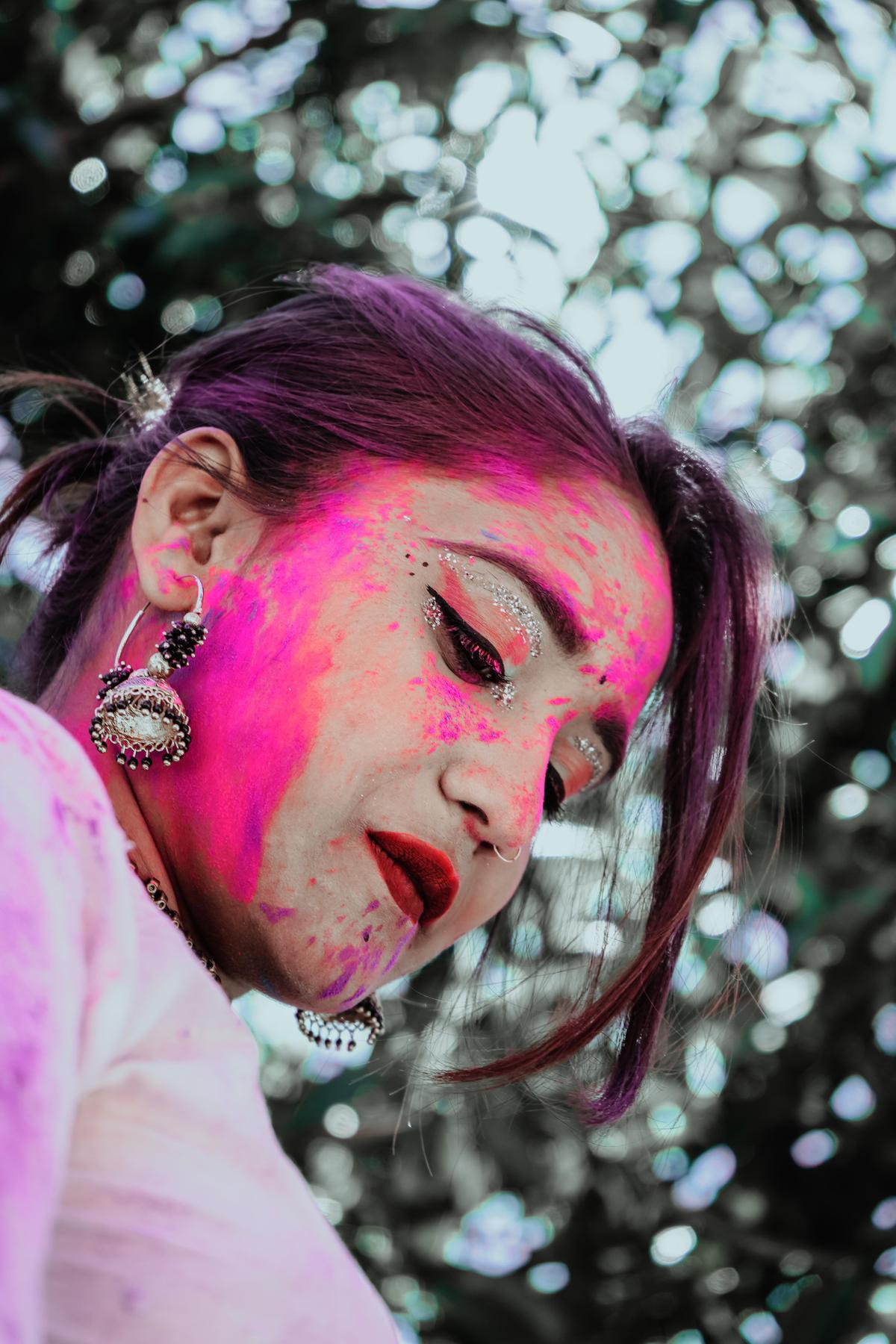 Image of Hair, Pink, Green, Purple, Red, Beauty etc.