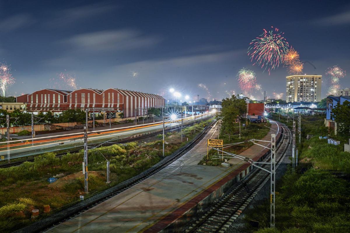 Image of Sky, Night, Metropolitan area, Transport, Urban area, Light etc.
