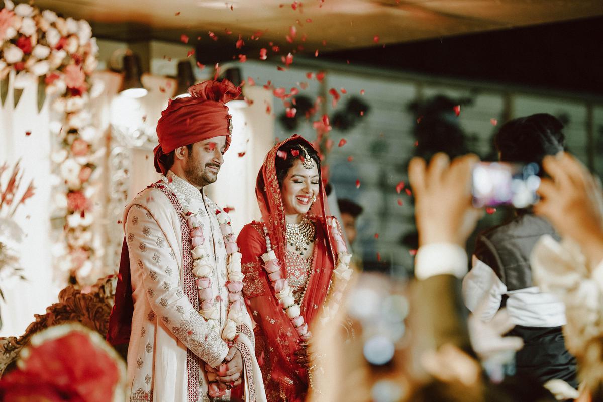 Image of Red, Marriage, Ceremony, Bride, Tradition, Yellow etc.
