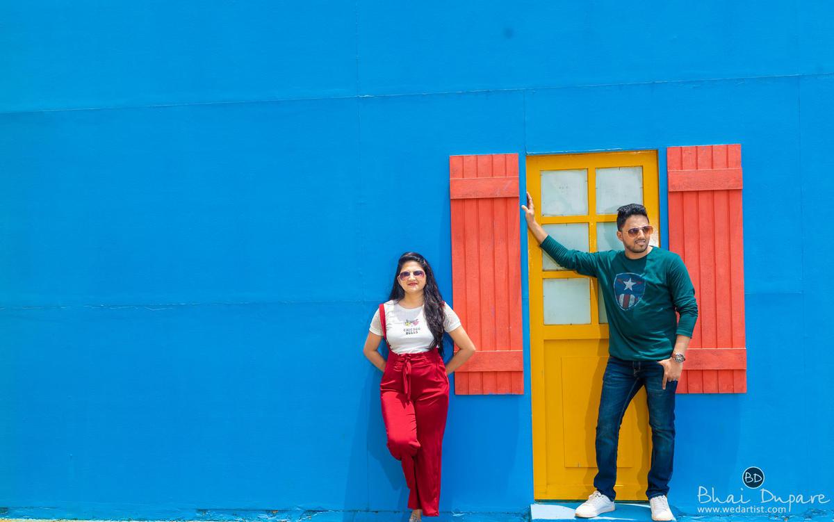 Image of Blue, Red, Yellow, Majorelle blue etc.