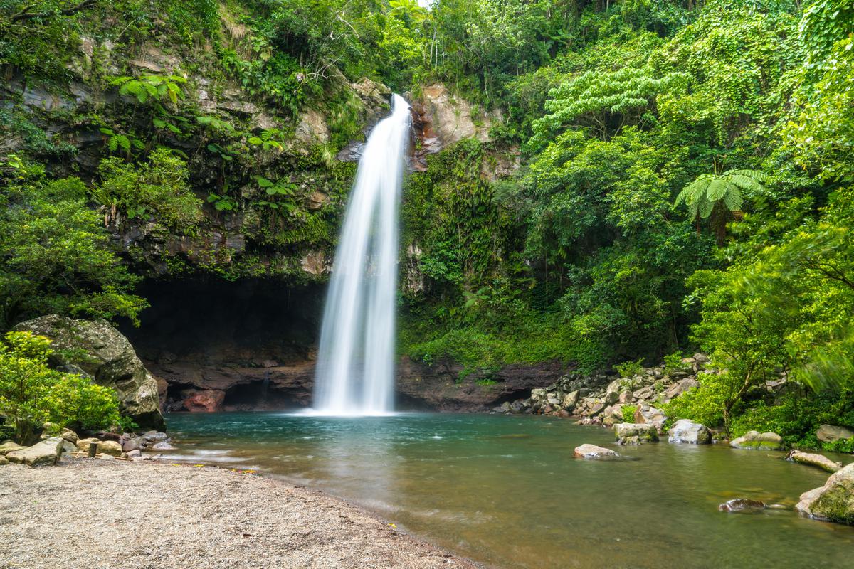 Image of Waterfall, Water resources, Body of water, Natural landscape, Nature, Nature reserve etc.