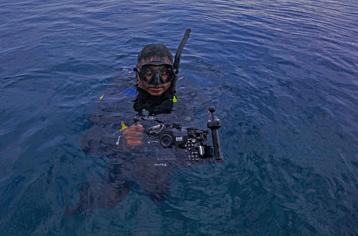 Image of Diving equipment, Divemaster, Recreation, Scuba diving etc.
