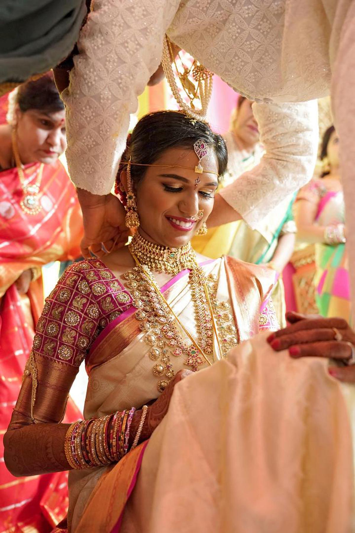 Image of White, Tradition, Yellow, Marriage, Pink, Event etc.