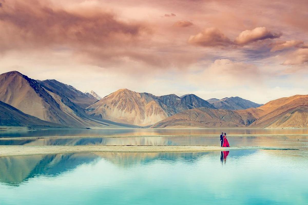 Image of Mountainous landforms, Nature, Mountain, Reflection, Sky, Natural landscape etc.