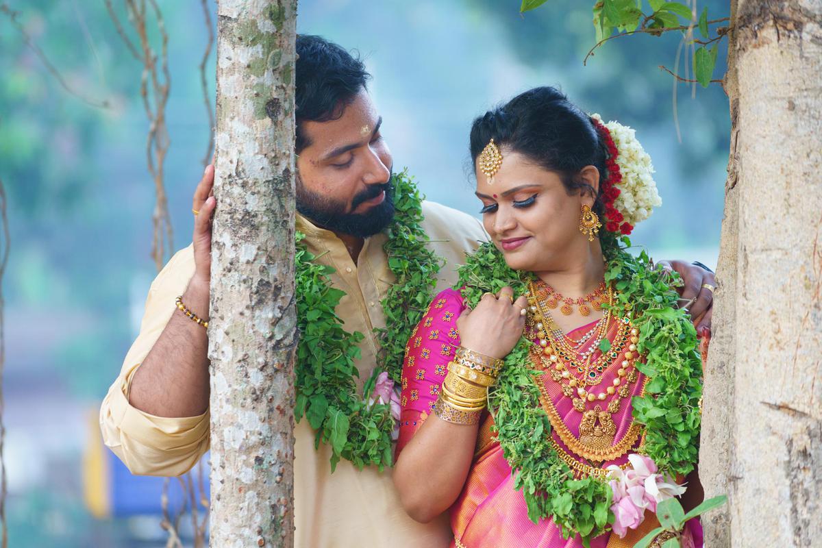 Image of Photograph, Marriage, Sari, Tradition etc.