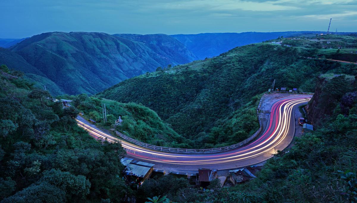 Image of Landmark, Road, Natural landscape, Mountain pass, Mountain, Highland etc.