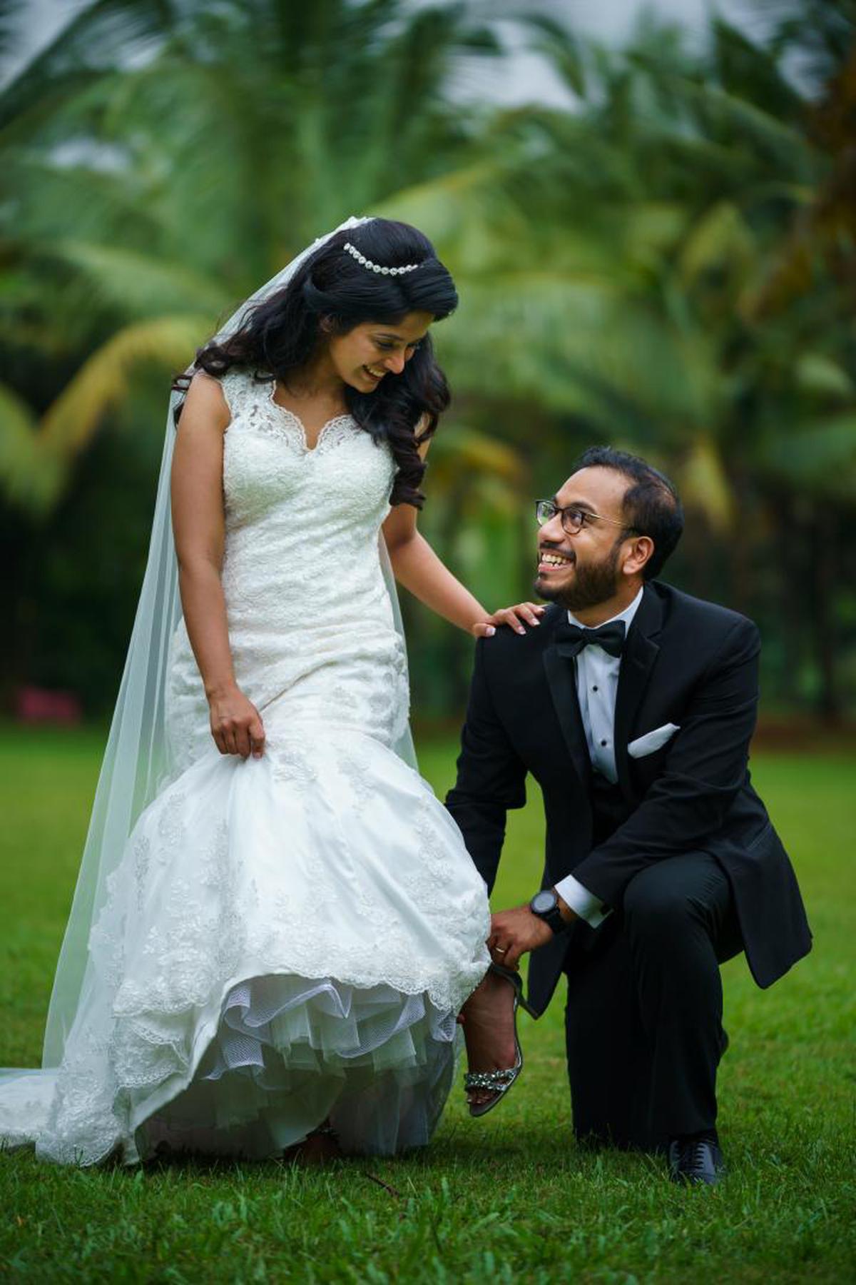 Image of Photograph, Bride, Wedding dress, Marriage, Dress, Gown etc.