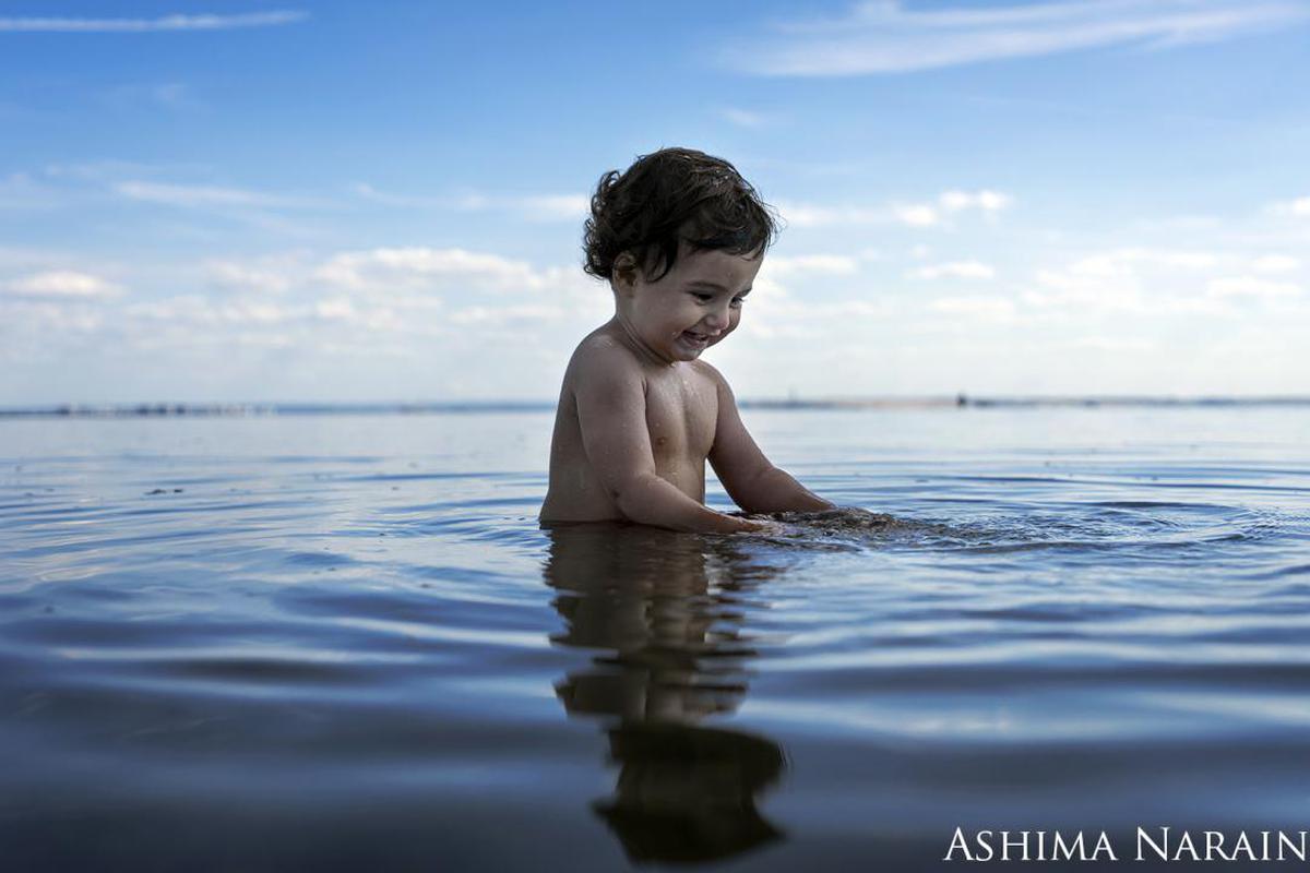 Image of Water, Sky, Blue, Sea, Skin, Beauty etc.