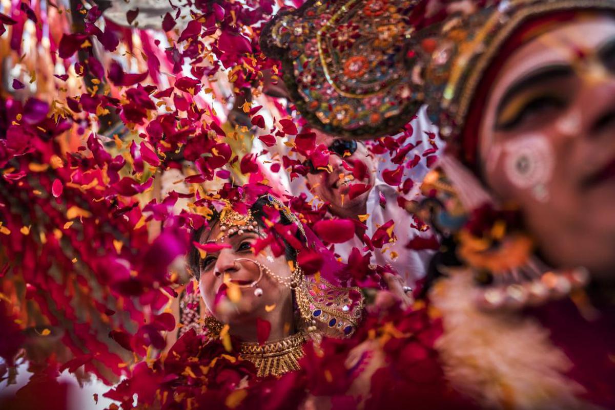 Image of Red, Pink, Tradition, Purple etc.