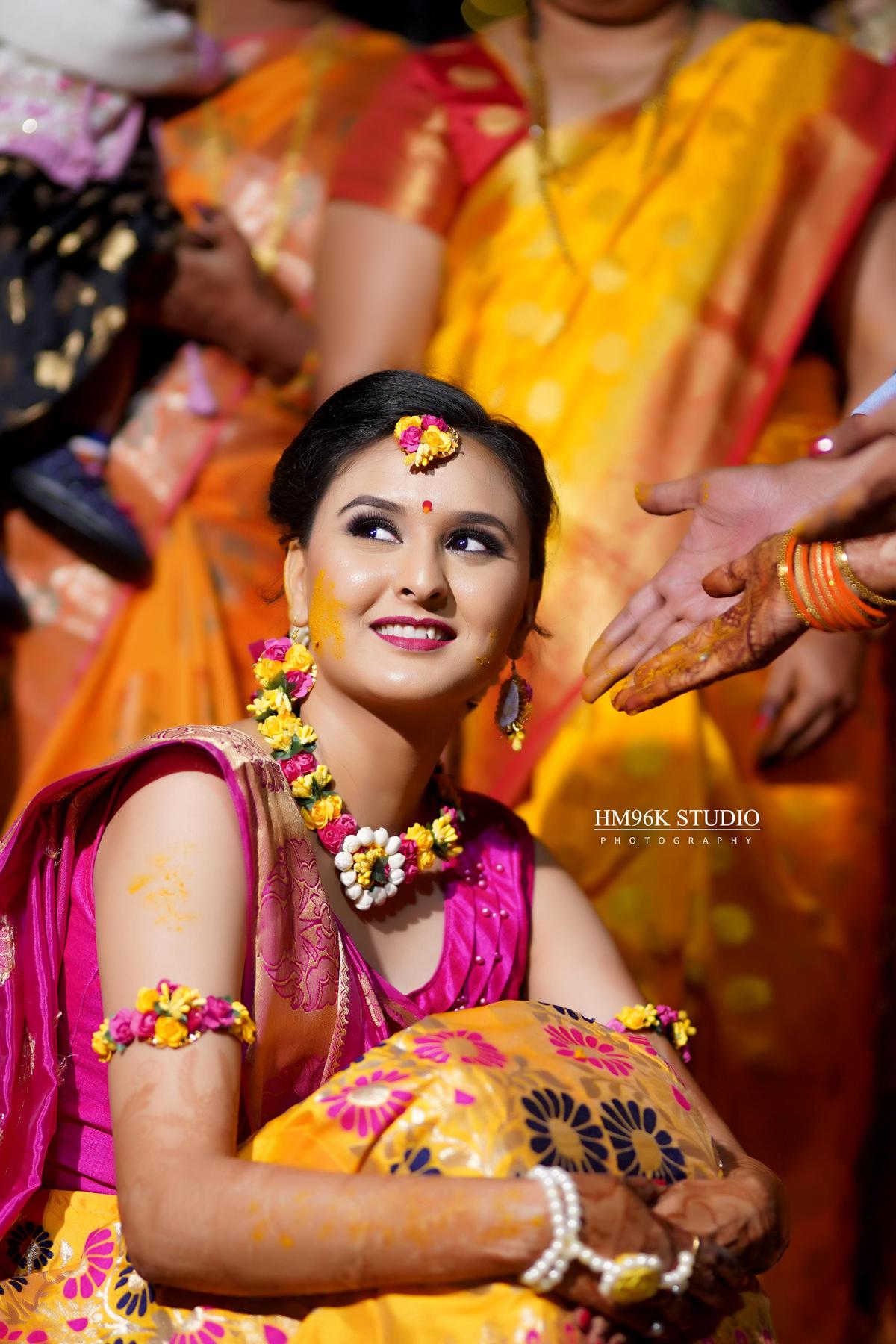 Image of Sari, Yellow, Event, Tradition etc.