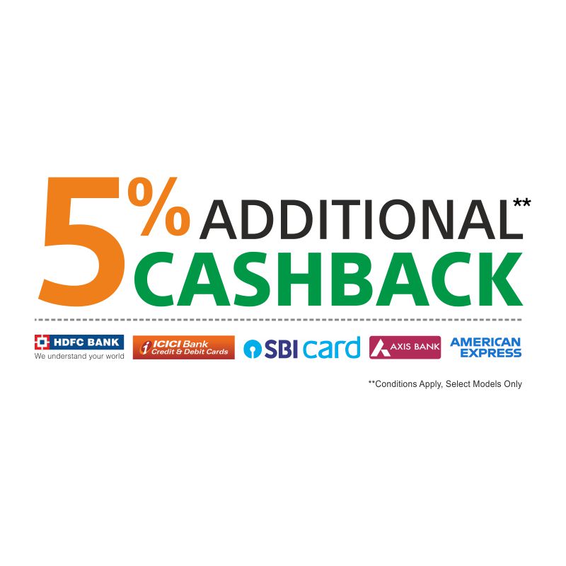 Get 5% additional cash back