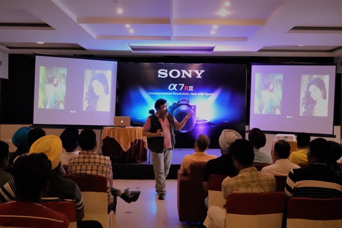 Exclusive workshop on purchase of Sony Alpha cameras